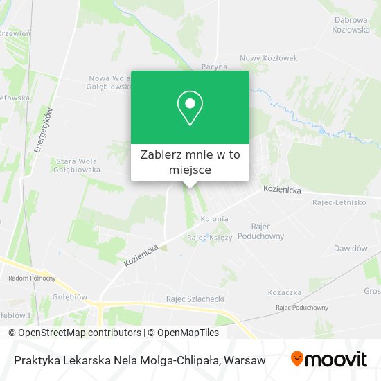 Mapa Praktyka Lekarska Nela Molga-Chlipała