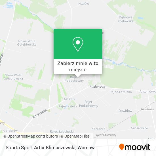 Mapa Sparta Sport Artur Klimaszewski