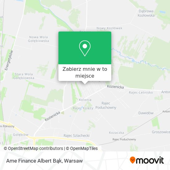 Mapa Ame Finance Albert Bąk