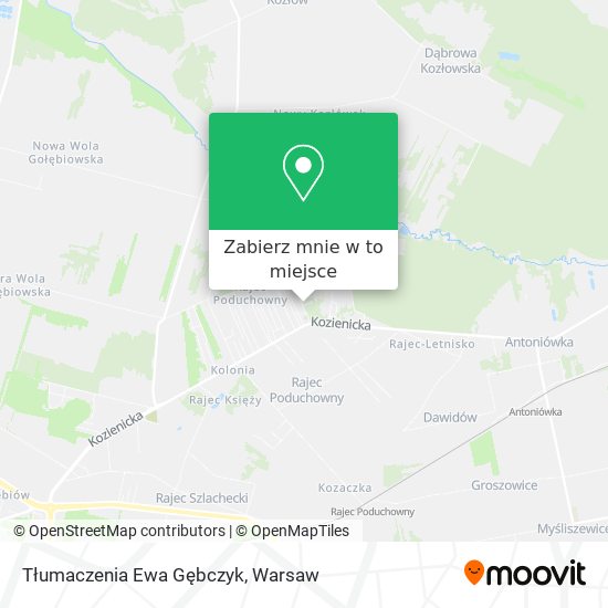 Mapa Tłumaczenia Ewa Gębczyk