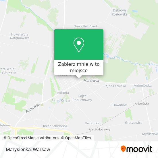 Mapa Marysieńka