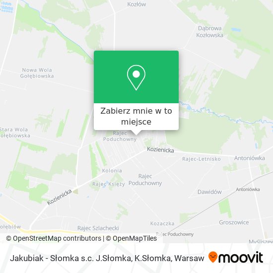 Mapa Jakubiak - Słomka s.c. J.Słomka, K.Słomka