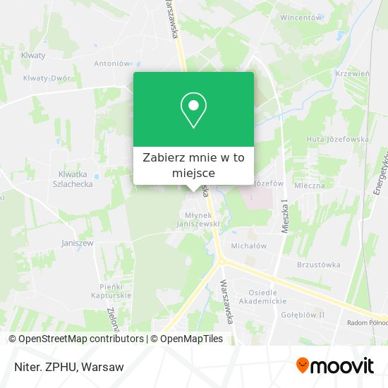 Mapa Niter. ZPHU