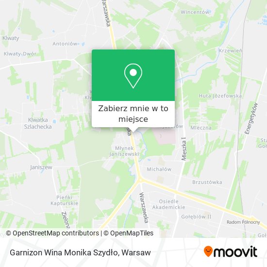 Mapa Garnizon Wina Monika Szydło