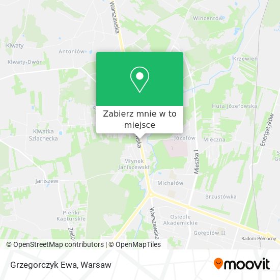 Mapa Grzegorczyk Ewa