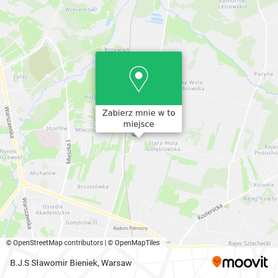 Mapa B.J.S Sławomir Bieniek