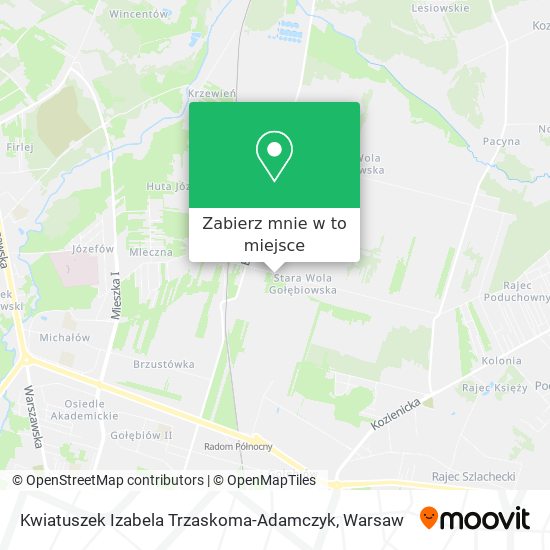 Mapa Kwiatuszek Izabela Trzaskoma-Adamczyk