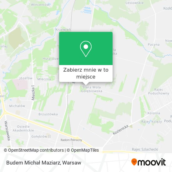 Mapa Budem Michał Maziarz