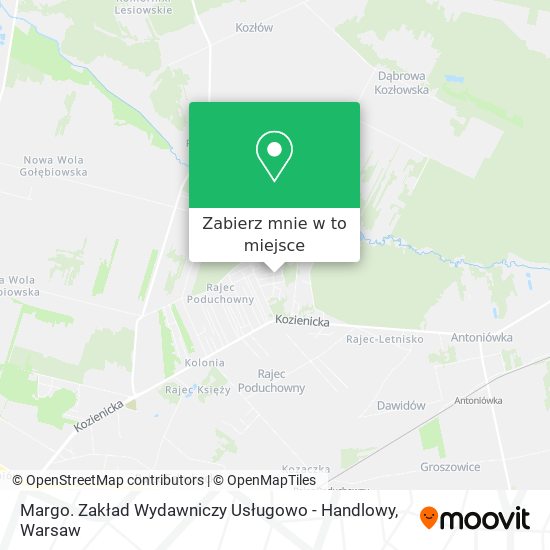 Mapa Margo. Zakład Wydawniczy Usługowo - Handlowy