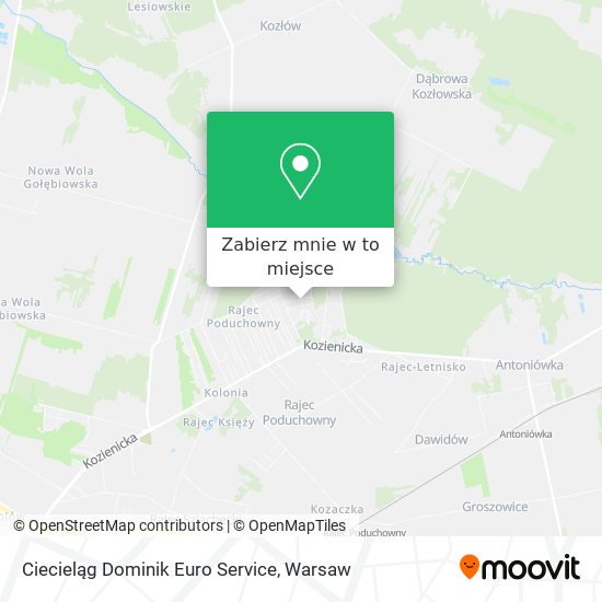 Mapa Ciecieląg Dominik Euro Service