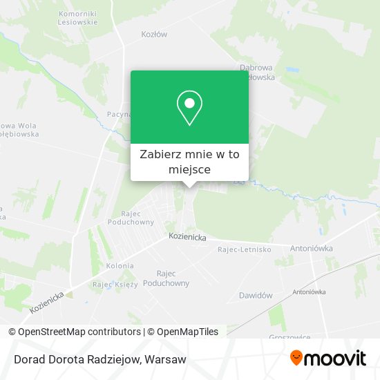 Mapa Dorad Dorota Radziejow