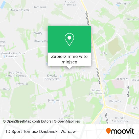 Mapa TD Sport Tomasz Dziubiński