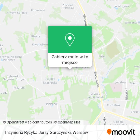 Mapa Inżynieria Ryzyka Jerzy Garczyński