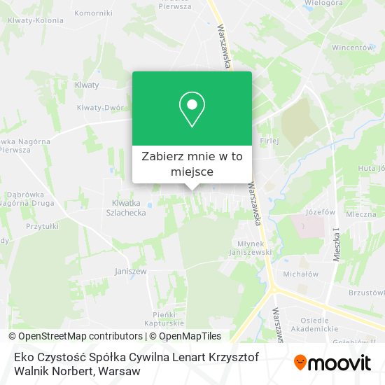 Mapa Eko Czystość Spółka Cywilna Lenart Krzysztof Walnik Norbert