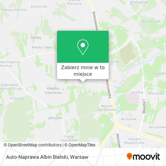 Mapa Auto-Naprawa Albin Bielski