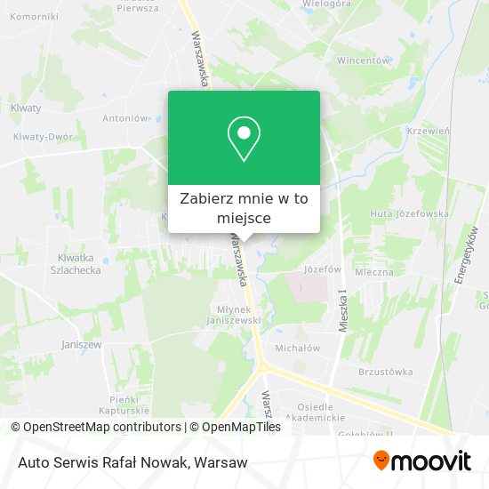 Mapa Auto Serwis Rafał Nowak