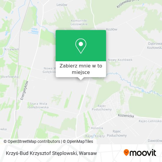 Mapa Krzyś-Bud Krzysztof Stęplowski