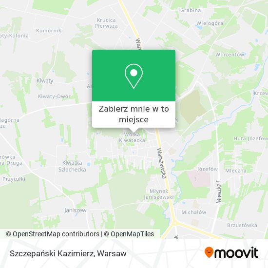 Mapa Szczepański Kazimierz