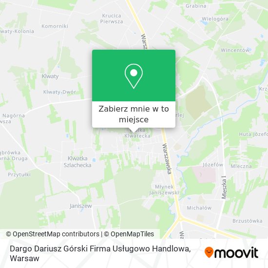 Mapa Dargo Dariusz Górski Firma Usługowo Handlowa