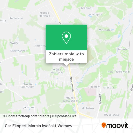 Mapa Car-Ekspert' Marcin Iwański