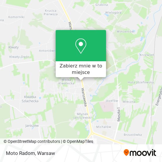 Mapa Moto Radom