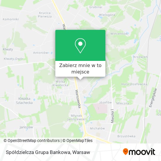 Mapa Spółdzielcza Grupa Bankowa