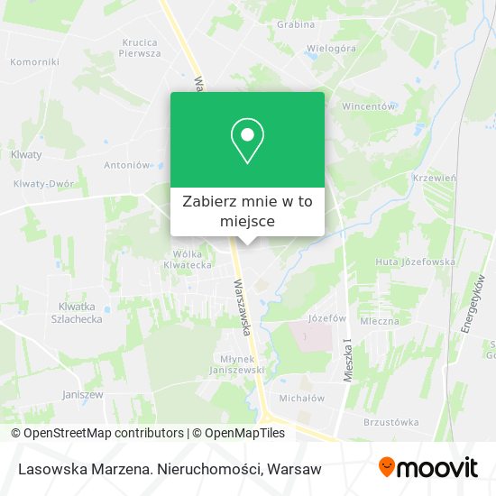 Mapa Lasowska Marzena. Nieruchomości