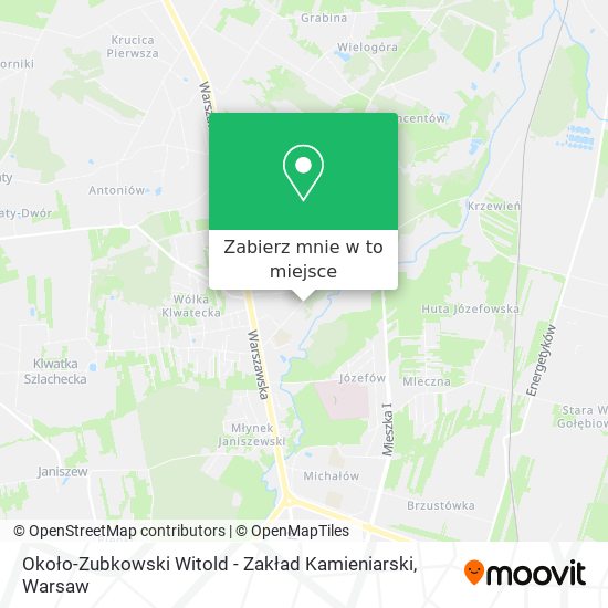 Mapa Około-Zubkowski Witold - Zakład Kamieniarski