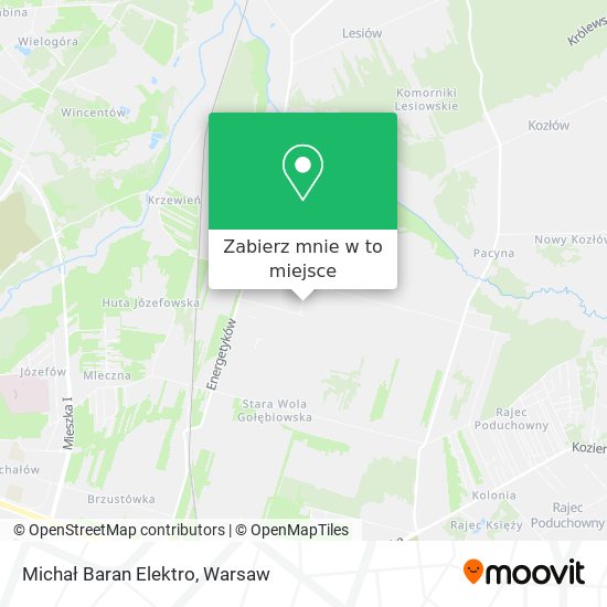 Mapa Michał Baran Elektro