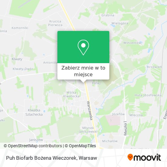 Mapa Puh Biofarb Bożena Wieczorek