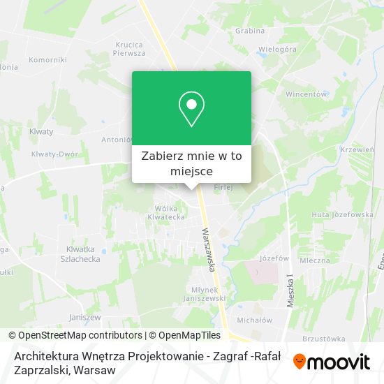 Mapa Architektura Wnętrza Projektowanie - Zagraf -Rafał Zaprzalski