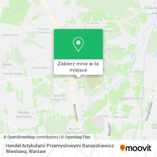 Mapa Handel Artykułami Przemysłowymi Banaszkiewicz Wiesława