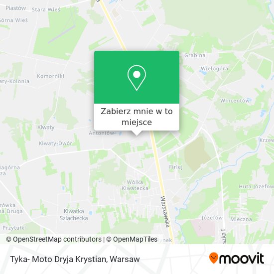 Mapa Tyka- Moto Dryja Krystian