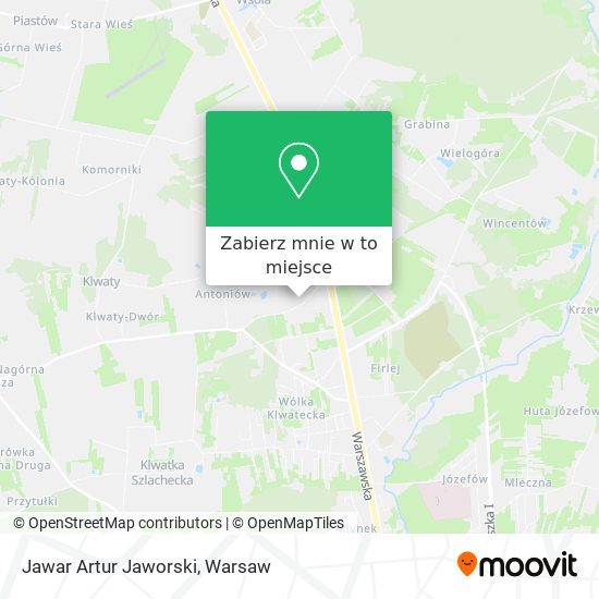 Mapa Jawar Artur Jaworski