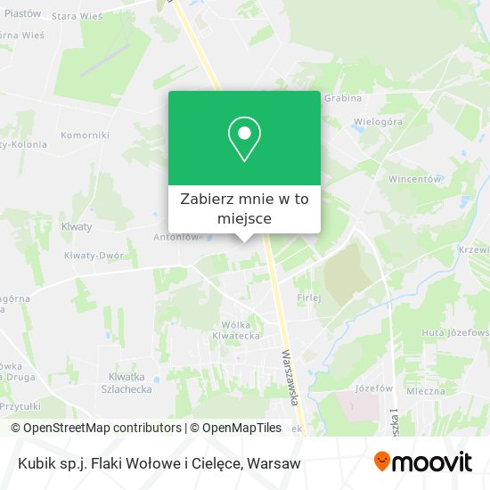 Mapa Kubik sp.j. Flaki Wołowe i Cielęce