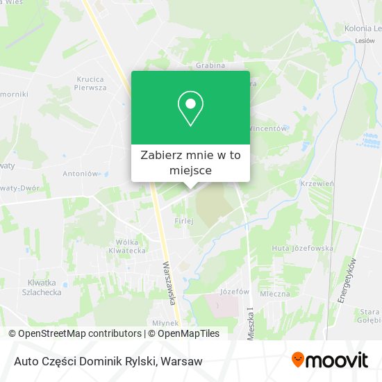 Mapa Auto Części Dominik Rylski