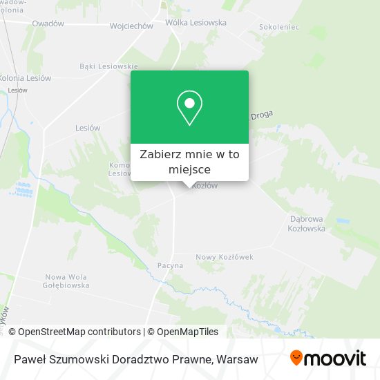 Mapa Paweł Szumowski Doradztwo Prawne