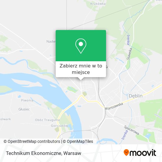 Mapa Technikum Ekonomiczne