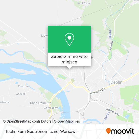 Mapa Technikum Gastronomiczne