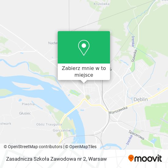 Mapa Zasadnicza Szkoła Zawodowa nr 2