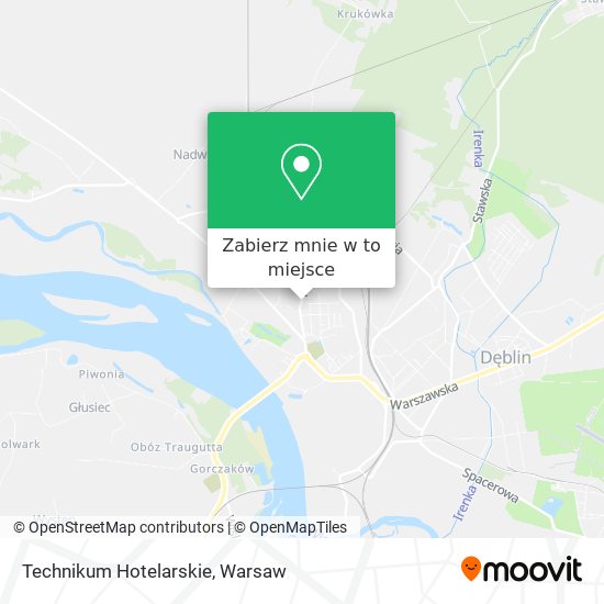 Mapa Technikum Hotelarskie