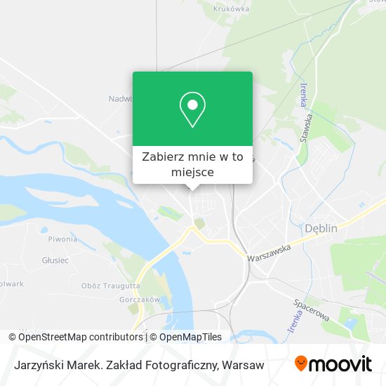 Mapa Jarzyński Marek. Zakład Fotograficzny