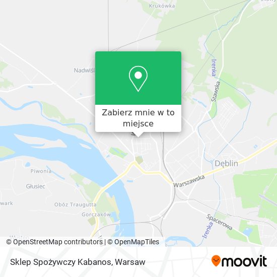 Mapa Sklep Spożywczy Kabanos