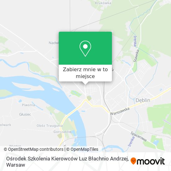 Mapa Ośrodek Szkolenia Kierowców Luz Błachnio Andrzej