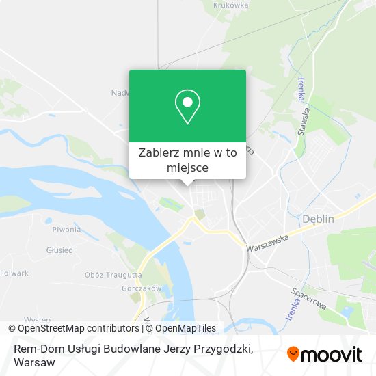 Mapa Rem-Dom Usługi Budowlane Jerzy Przygodzki