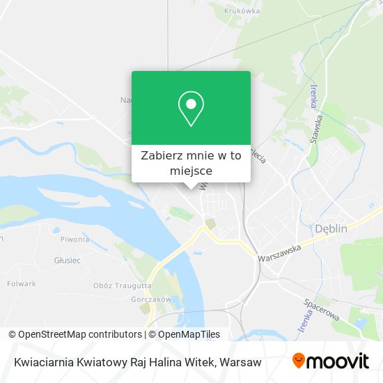 Mapa Kwiaciarnia Kwiatowy Raj Halina Witek