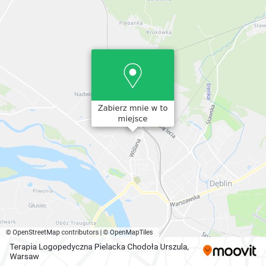 Mapa Terapia Logopedyczna Pielacka Chodoła Urszula