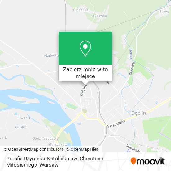 Mapa Parafia Rzymsko-Katolicka pw. Chrystusa Miłosiernego