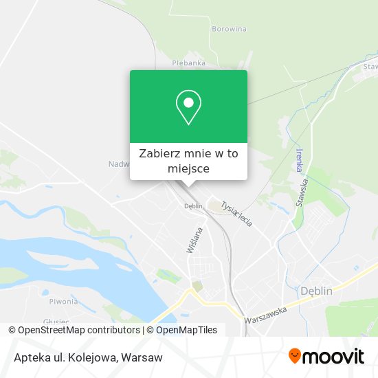 Mapa Apteka ul. Kolejowa