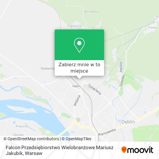 Mapa Falcon Przedsiębiorstwo Wielobranżowe Mariusz Jakubik